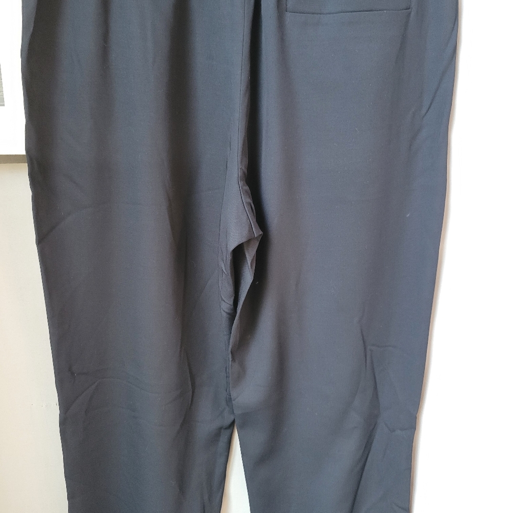 COS Wool Blend Crepe Pull On Jogger Pant Blue US 6 - Picture 10 of 13